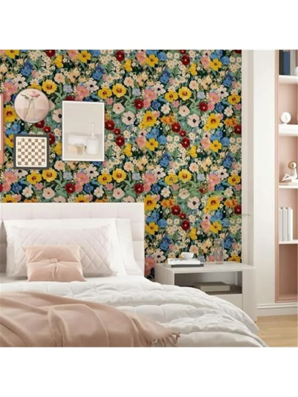 Boho Floral Peel Stick Wallpaper Self Adhesive Contact Paper Waterproof Vinyl